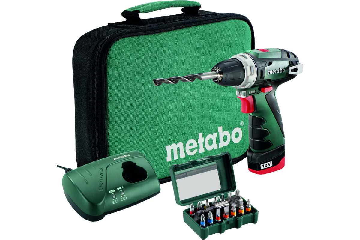 Akku-Bohrschrauber METABO PowerMaxx BS