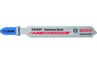 Lames de scie sauteuses BOSCH EXPERT Stainless Steel T118 EHM