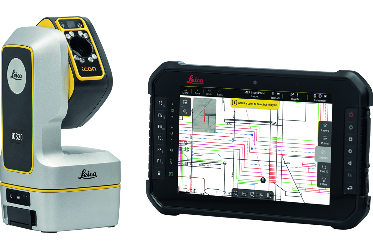 Set laser LEICA iCON iCS20