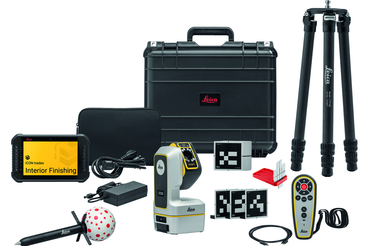 Set laser LEICA iCON iCS50