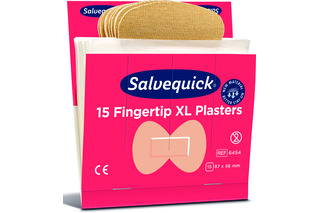 Pansements pour plaies au bout des doigts Salvequick Fingertips XL