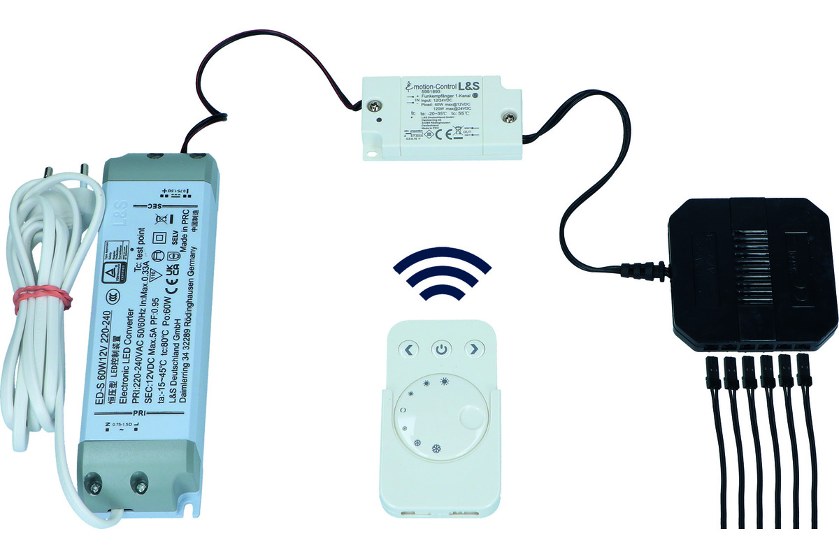 Télécommande et récepteur pour variation de lumière - Accessoires cuisines