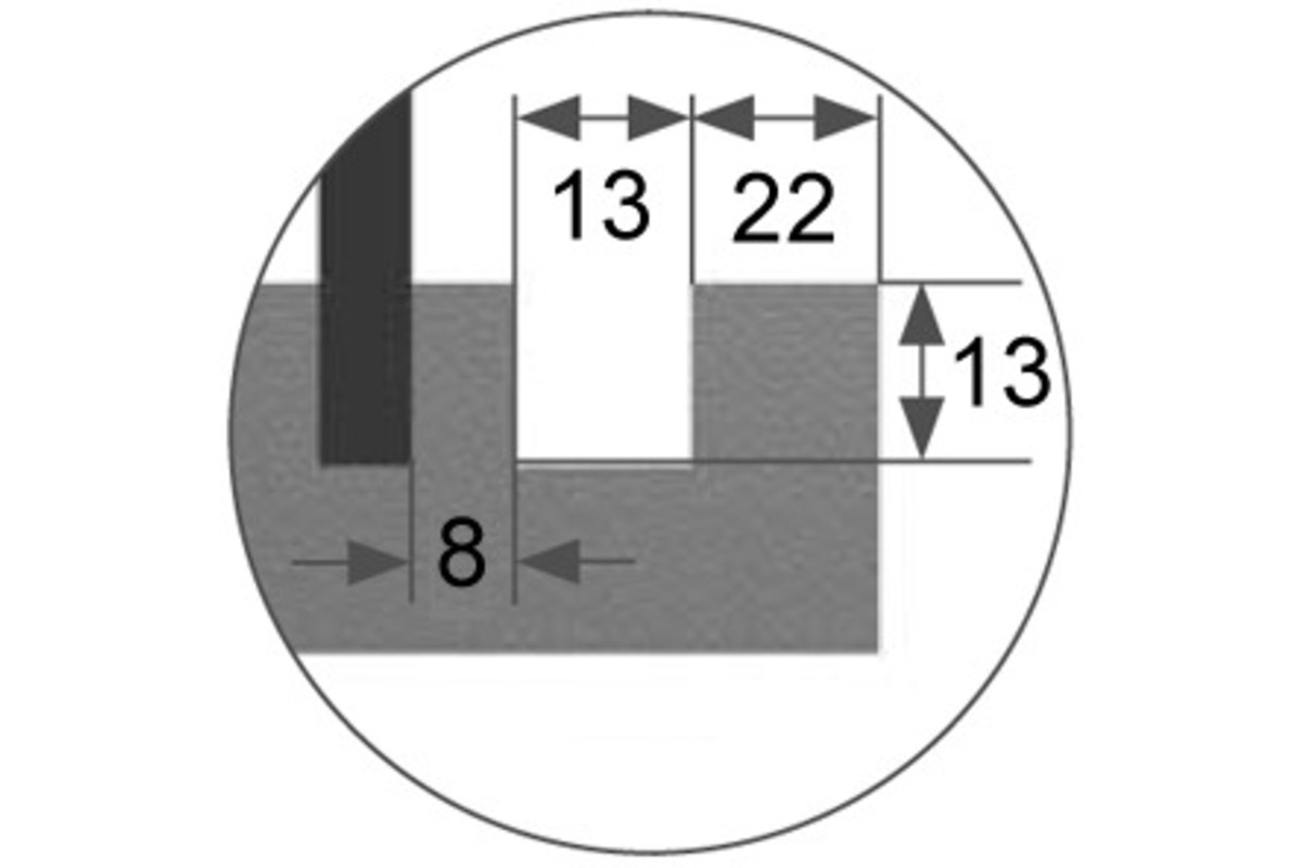 Meccanismo di compensazione del peso C8 per comando verticale