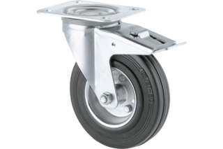 Roulettes pivotantes avec blocage