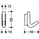 Garderobenhaken HEWI 477 einfach