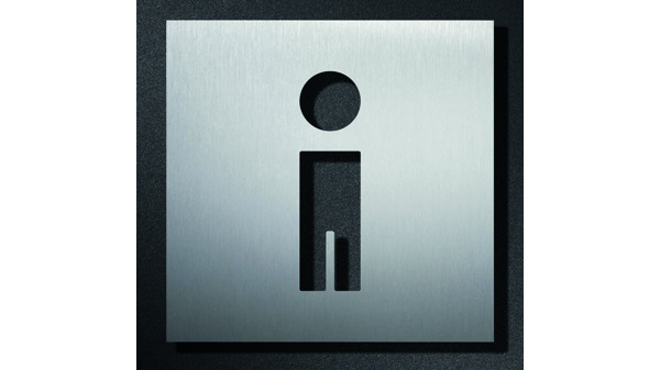 Plaques de symboles Toilettes PHOS