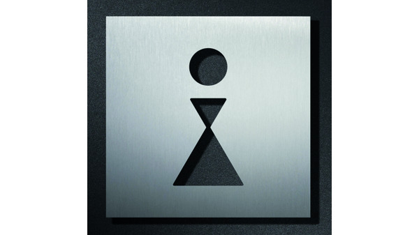 Plaques de symboles Toilettes PHOS