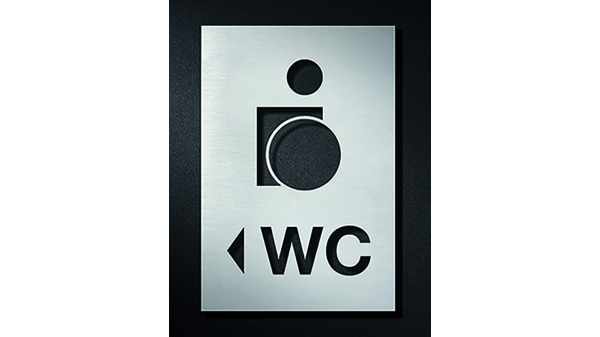 Toilettes Plaques de symboles PHOS