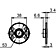 Rosette per maniglie e bocchette per chiavi GLUTZ Piatto glide 51023/51024 interno