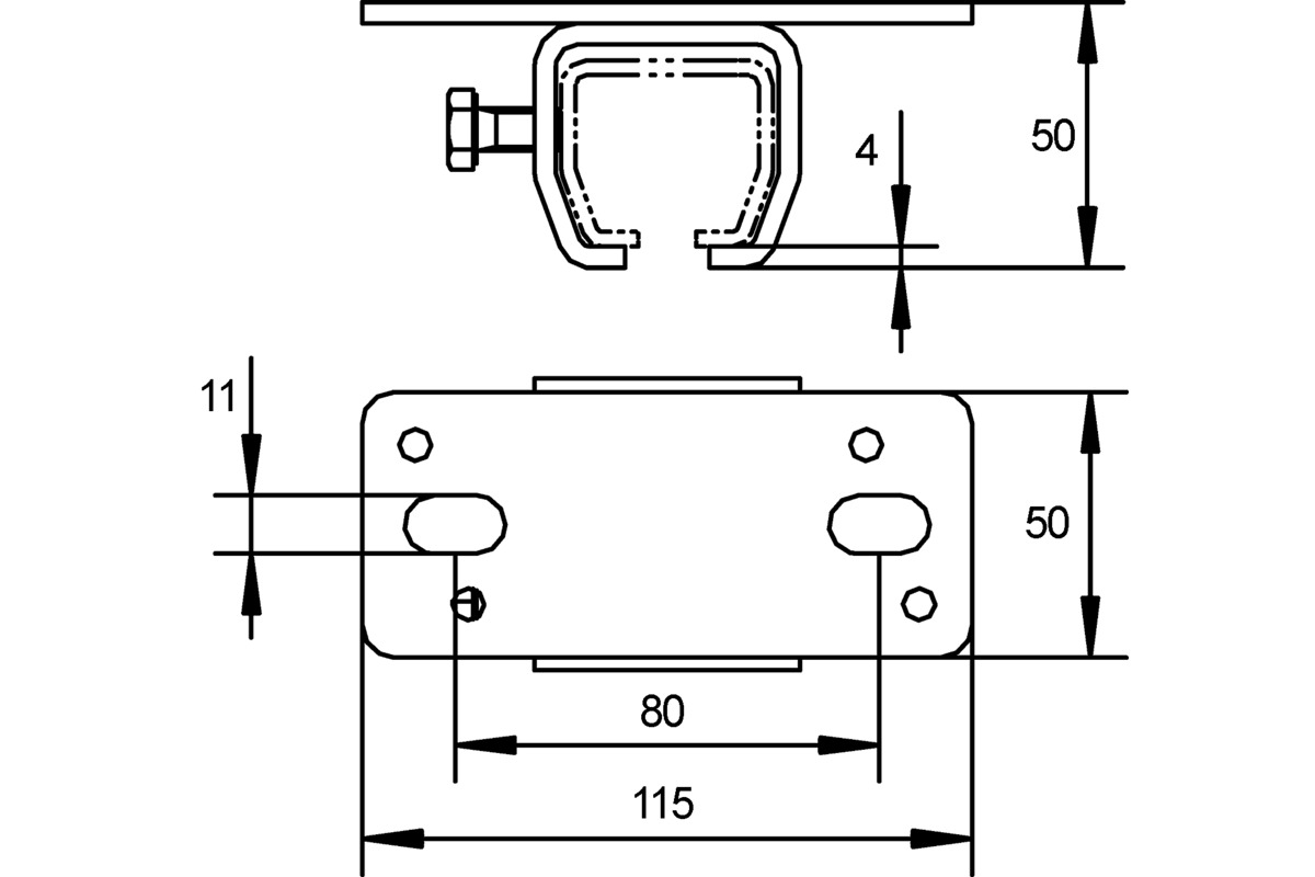 Manchon de plafond HELM-02