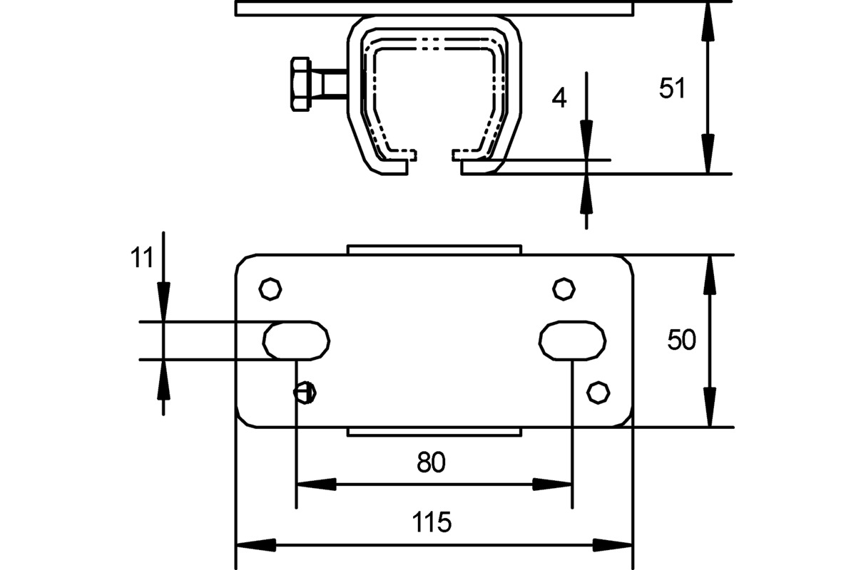 Manchon de plafond HELM-02