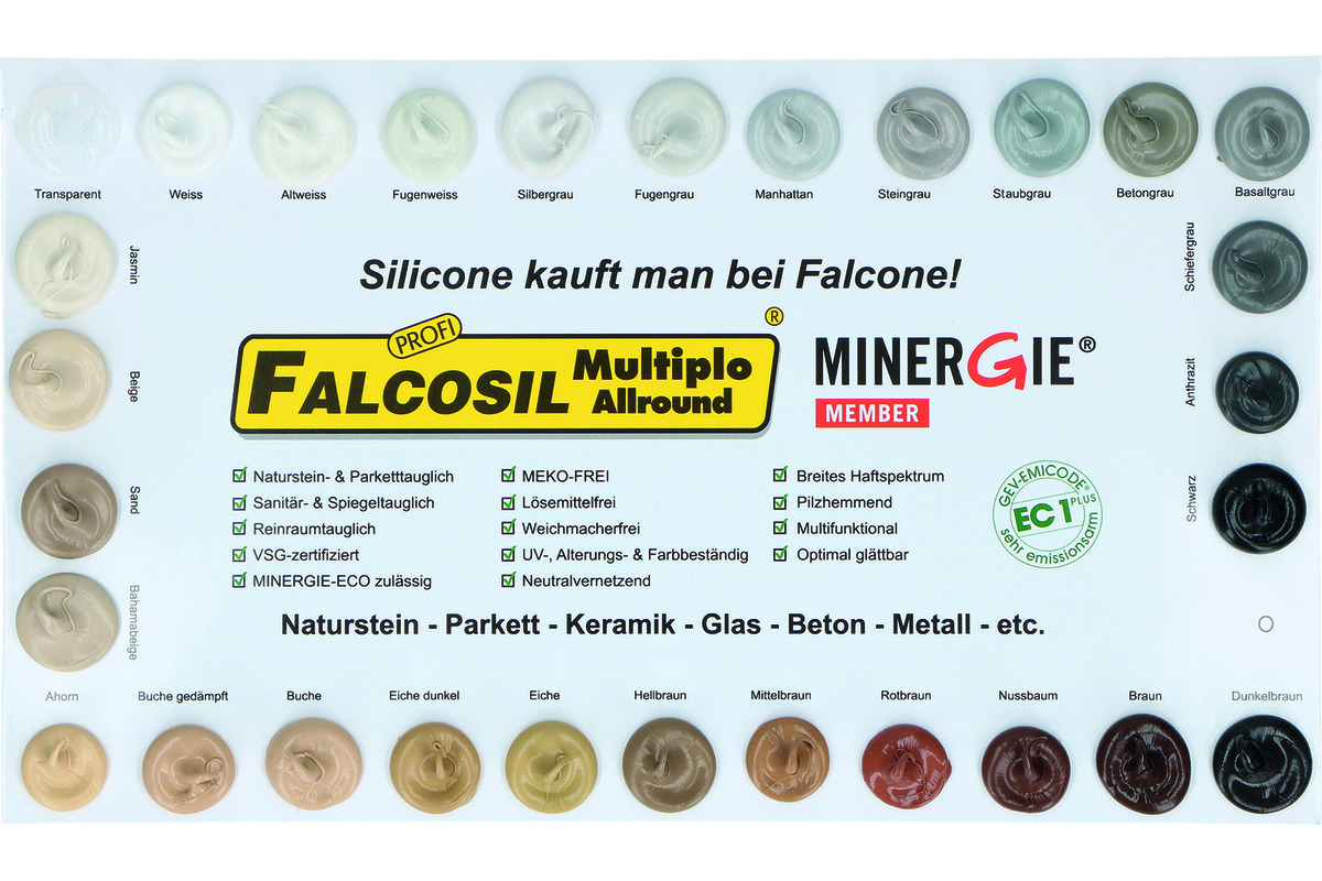 Mastic au silicone FALCONE Falcosil Multiplo® Allround