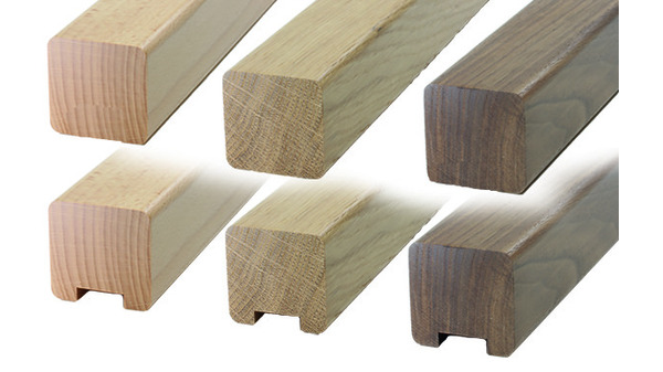 Mains courantes carrées en bois OK-LINE