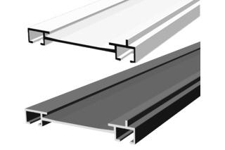 Binario per tende HAMOTEC VS 57 con maxi scanalatura HM-20209