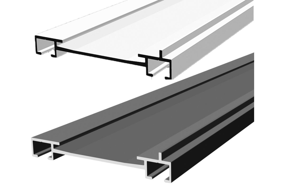 Binario per tende HAMOTEC VS 57 con maxi scanalatura HM-20209