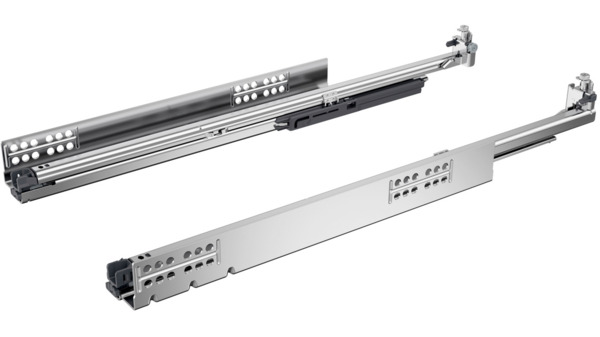 Guida a estrazione totale HETTICH Quadro V6 5D 10/30 kg, sì Silent System,  compatibile con Push to open Silent