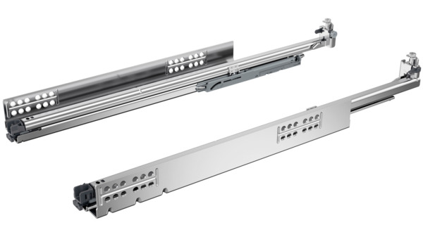 Guida a estrazione totale HETTICH Quadro V6 5D 30 kg, sì Push to open