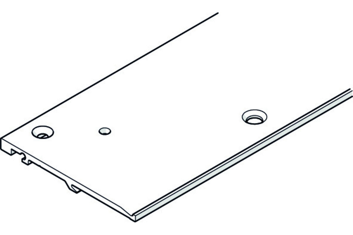 Profil d'adapteur 1420 mm, aluminium, anodisé couleur argent