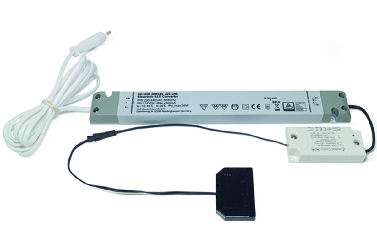 Variateur d'intensité LED, 1 canal, 12-24 V DC 8 A