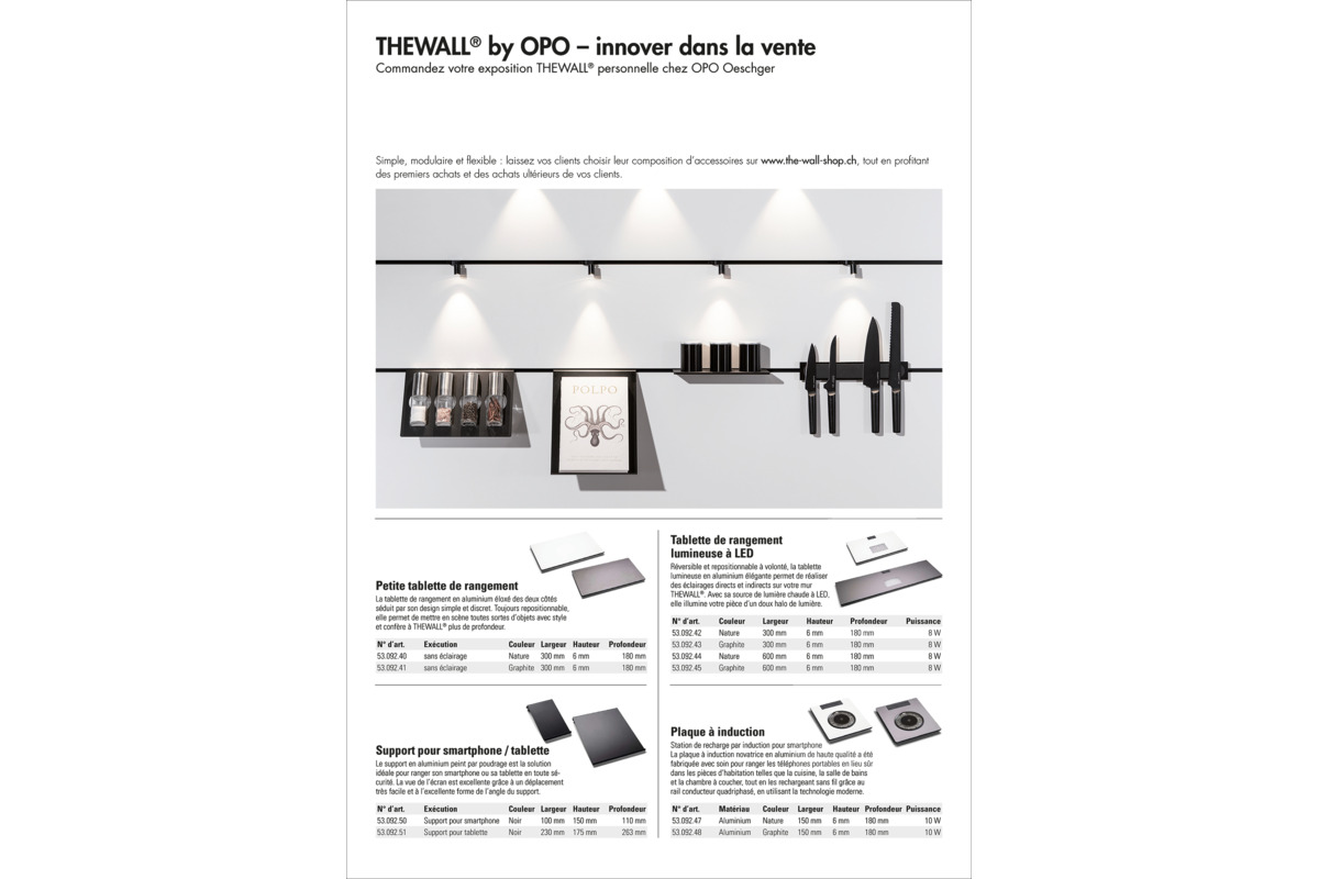 Brochures THEWALL by OPO